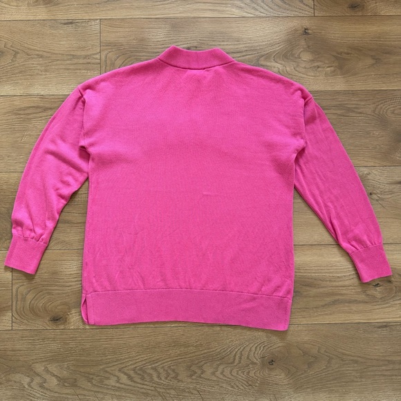 Belle by Kim Gravel Amour Pink Sweater Size 8 Valentine Love Knit - Picture 5 of 10